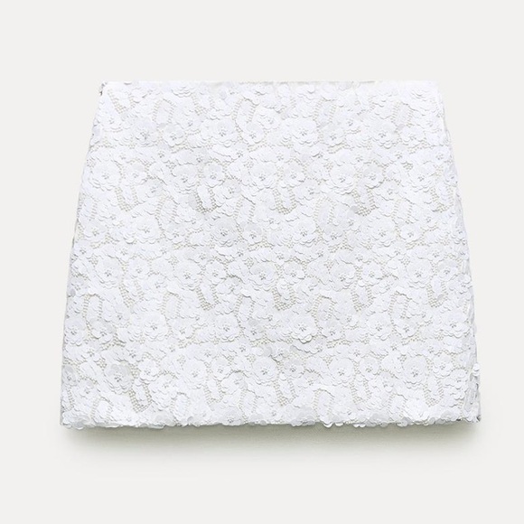 ZARA SEQUIN MINI SKIRT ZW COLLECTION - Picture 13 of 16